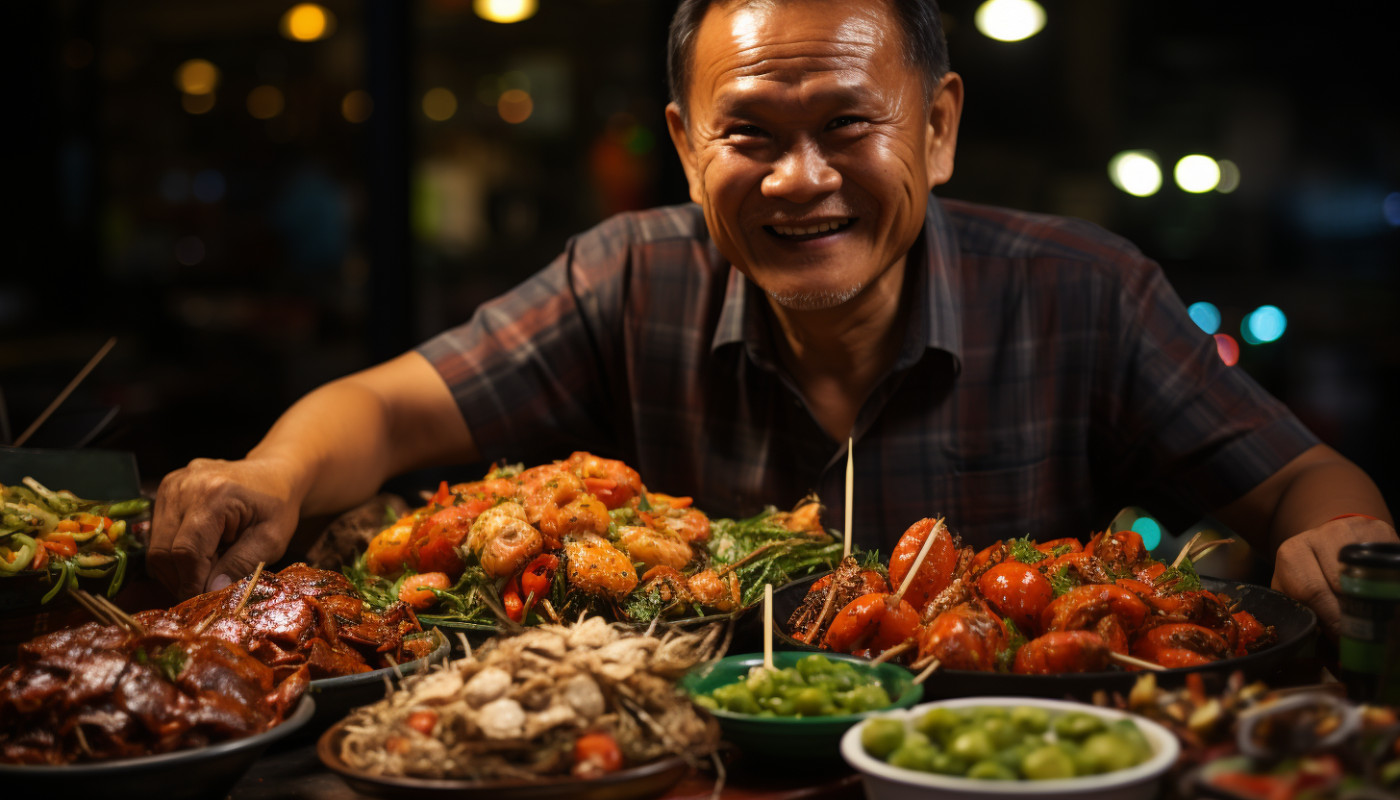 Disfrutar de la exótica cocina callejera de Bangkok